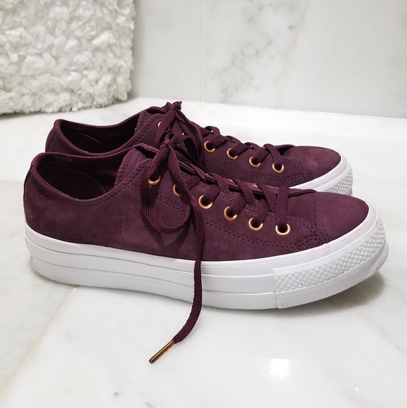 converse chuck taylor all star nubuck lift low top